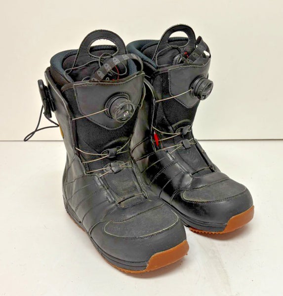 Salomon Launch Boa-Coiler SJ Straitjacket Black Snowboard Boots US 9.5 EU 42.5