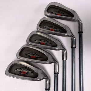 Callaway Big Bertha 1996 Iron Set 4-9 RCH 96 Regular Graphite Mens RH No 5 iron