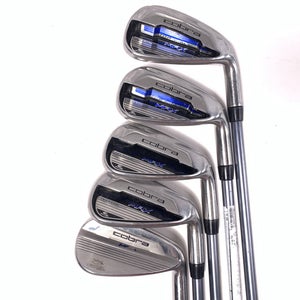 Cobra MAX Iron Set 7-PW+GW White Tie X4 56g Senior Graphite Mens RH