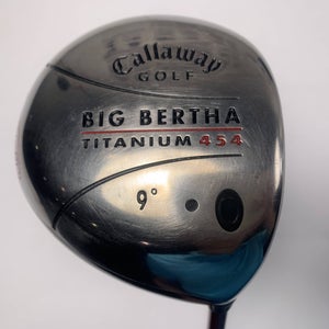 Callaway Big Bertha Titanium 454 Driver 9* RCH 65w Firm Graphite Mens RH