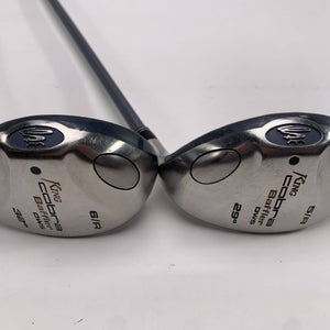 Cobra Baffler DWS 2008 5 & 6 Hybrid Set 29* 32* Aldila 50g Ladies Graphite RH