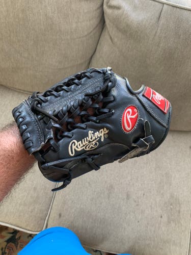 Rawlings pro 204 m left handed heart of the hide HOH lht gold glove 11.5 Mesh back trapeze