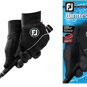 FootJoy Cold Weather WinterSof Mens Golf Gloves 1 Pair Black - Choose Size NEW