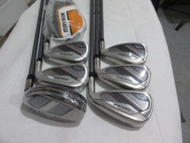 Callaway Mavrik Hybrid Combo Iron Set - 5H, 6-PW - Regular Flex Graphite - NEW