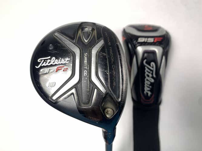 Titleist 917 F2 5 Fairway Wood 18* Diamana Blue S+70x5ct 70g Stiff RH HC
