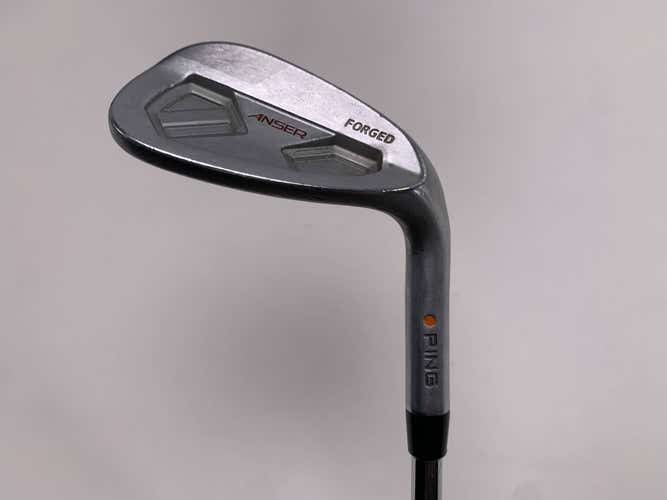 Ping Anser Forged Sand Wedge 56* Orange Dot 2* Flat DG S400 Tour Issue Stiff RH