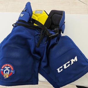 Men's Blue Senior Small CCM HPTK Hockey Pants Pro Stock (Used)