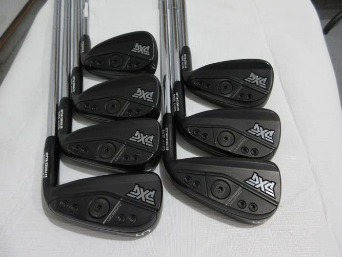PXG 0311P Gen6 Double Black Iron Set - 5-GW - DG 120 S300 Stiff Steel +0.5" Long