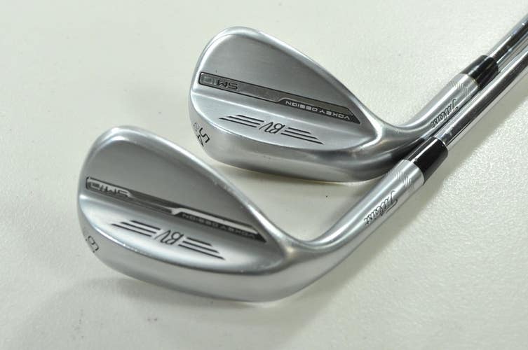 LEFT HANDED Titleist Vokey SM10 Tour Chrome 54*, 60* Wedge Set Steel  # 202019
