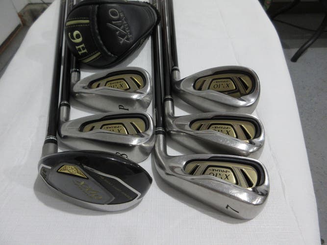XXIO Prime 10 Iron Set - 6H, 7-PW, SW - SP-1000 Regular Flex Graphite