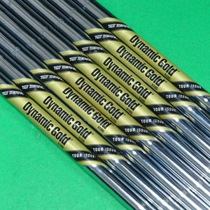 True Temper Tour Issue Dynamic Gold X100 .355 Extra Stiff Pulled Shafts SET OF 8