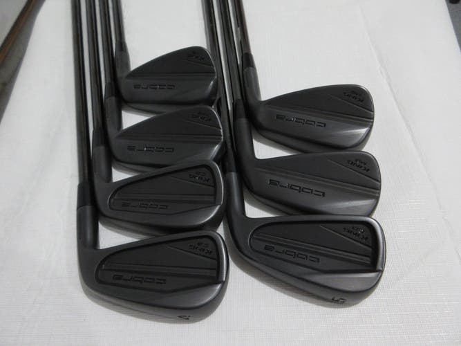 Cobra King Forged CB/MB Black 24 Iron Set - 4-PW- $-Taper 120 Stiff Steel - MINT