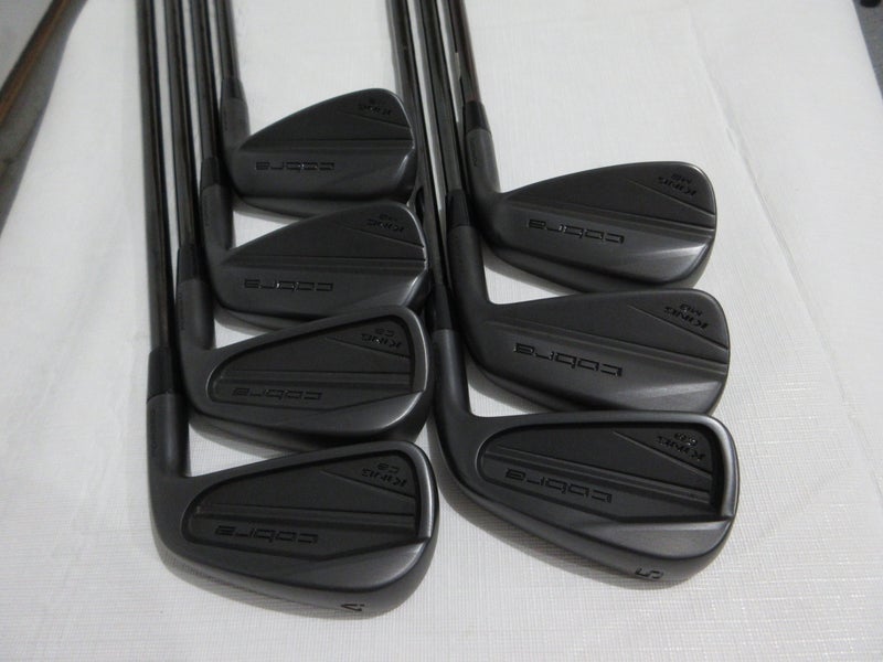 Cobra King Forged CB/MB Black 24 Iron Set - 4-PW- $-Taper 120 Stiff Steel - MINT