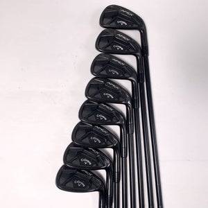 Callaway Apex 21 Black Iron Set 4-PW+GW True Temper Elevate MPH 95g Stiff RH