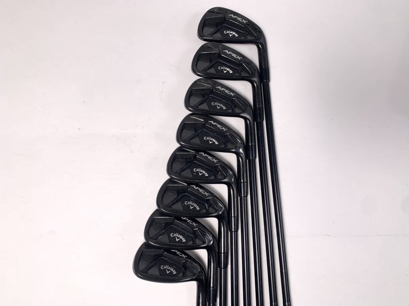 Callaway Apex 21 Black Iron Set 4-PW+GW True Temper Elevate MPH 95g Stiff RH