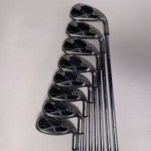Callaway X-22 Iron Set 5-PW+GW+SW Uniflex Steel Mens RH