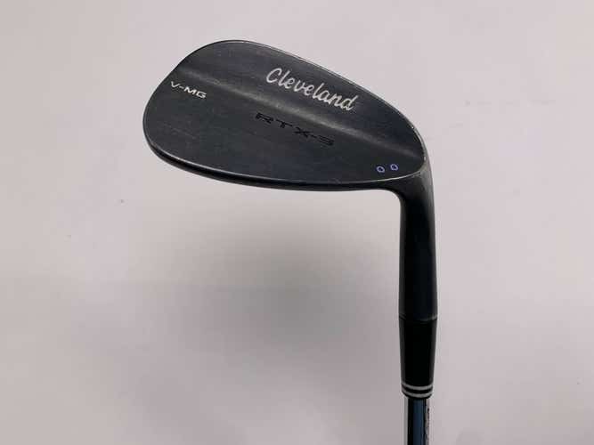Cleveland RTX 3 Black Satin Gap Wedge GW 50* 10 Bounce DG Wedge Steel Mens RH
