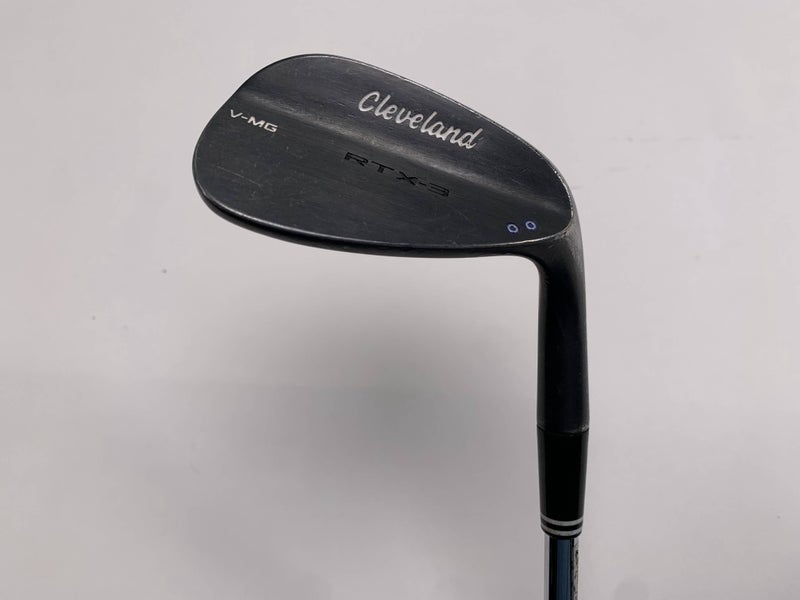 Cleveland RTX 3 Black Satin Gap Wedge GW 50* 10 Bounce DG Wedge Steel Mens RH