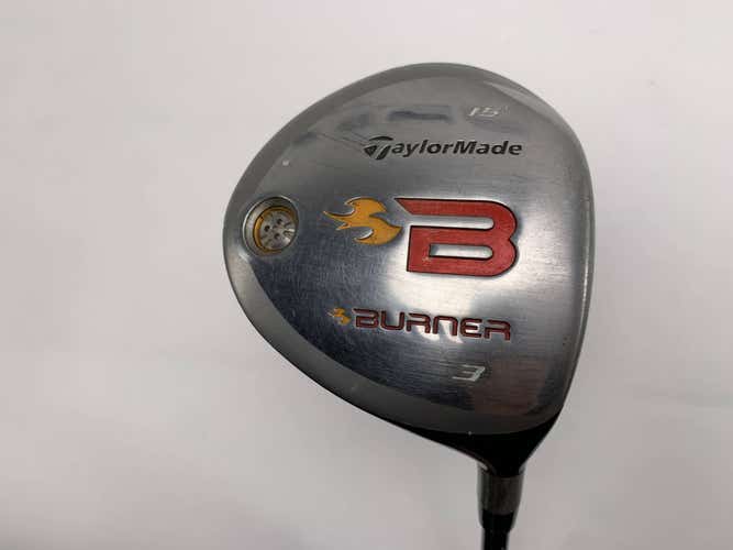 TaylorMade Burner 2008 3 Fairway Wood 15* REAX 49g Stiff RH Oversize Grip