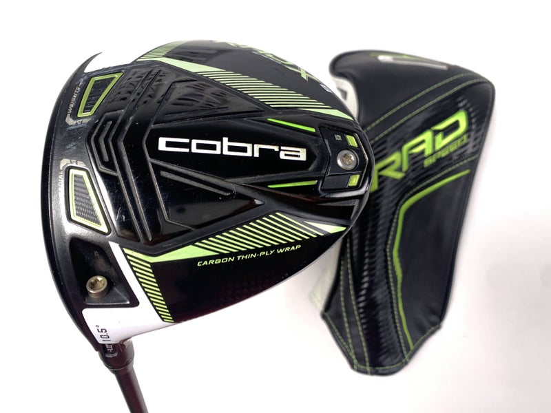 Cobra RAD Speed XB Driver 10.5* UST Mamiya Helium 3F2 Senior Graphite Mens LH HC