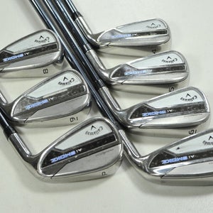 Callaway Paradym Ai Smoke 4-PW Iron Set Senior Flex RH Recoil Graphite # 202783