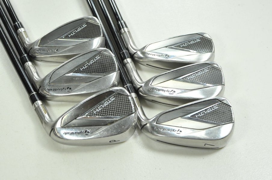 TaylorMade Stealth 5-PW Iron Set Senior Flex RH Air Speeder 50g Graphite #202785