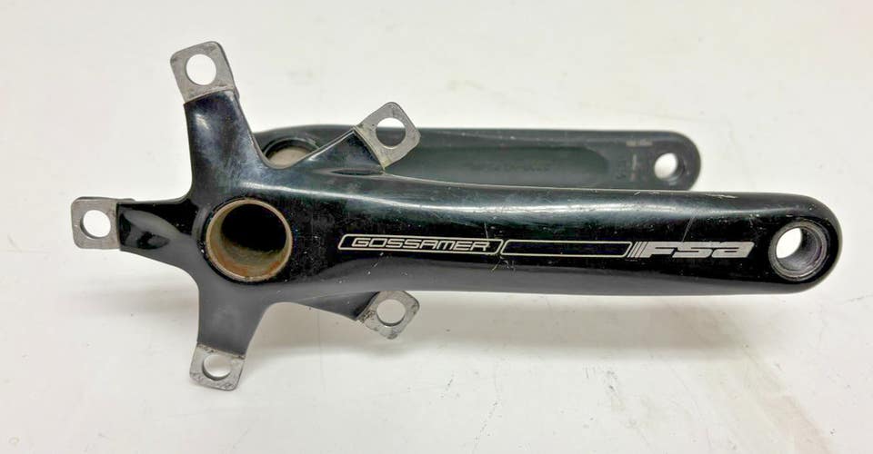 FSA Gossamer 175mm Black Aluminum 5-Bolt GXP Crankset CLEAN Fast Shipping