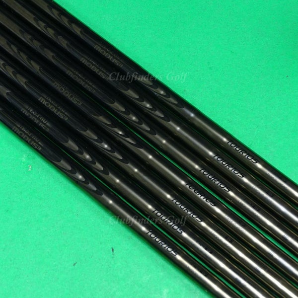 Nippon NS Pro Modus 3 Tour 105 Luxury Black .355 Stiff Pulled Shafts SET OF 7