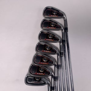 TaylorMade Burner Plus Iron Set 4-PW+GW REAX Uniflex Steel Mens RH - No 8i