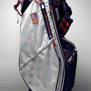 Sun Mountain C-130 Patriot Cart Bag Navy 14-Way Divide Single Strap Golf Bag