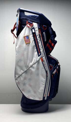 Sun Mountain C-130 Patriot Cart Bag Navy 14-Way Divide Single Strap Golf Bag