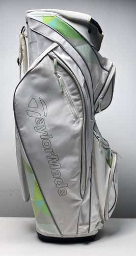 Taylormade Kalea Cart Bag White 14-Way Divide Single Strap Golf Bag