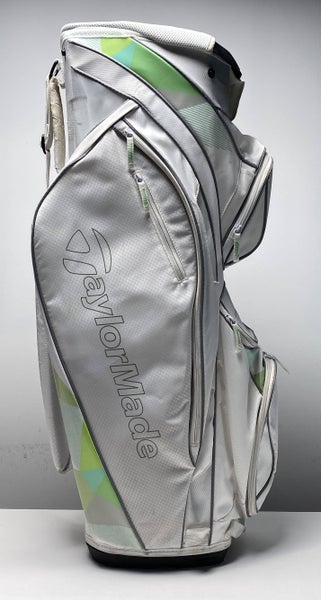 Taylormade Kalea Cart Bag White 14-Way Divide Single Strap Golf Bag