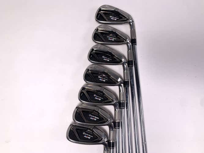 TaylorMade M4 Iron Set 4-PW True Temper Dynamic Gold R300 Regular Steel Mens RH