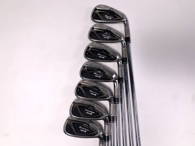 TaylorMade M4 Iron Set 4-PW True Temper Dynamic Gold R300 Regular Steel Mens RH
