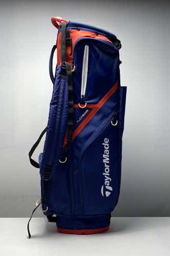 Taylormade Flex Tech Crossover Stand Bag Navy 14-Way Divide Dual Strap Golf Bag