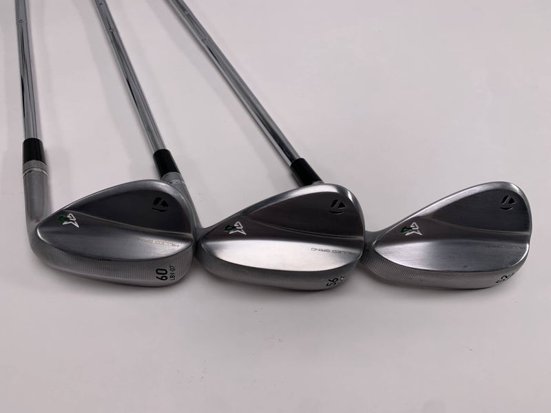 TaylorMade Milled Grind 4 Chrome Wedge Set 52*12 | 56*12 |60*7 DG S400 Stiff  RH