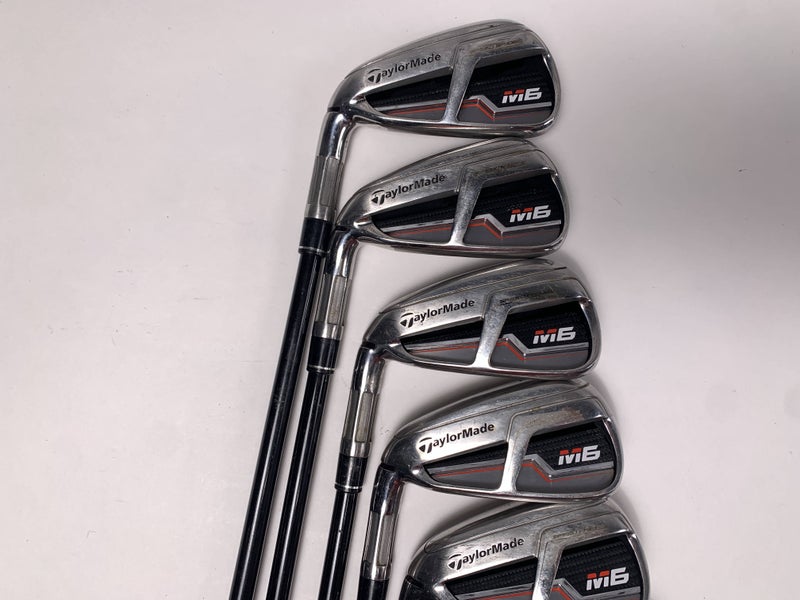 TaylorMade M6 Iron Set 4-PW+GW Fujikura Atmos 6R Regular Graphite Mens LH