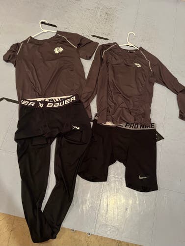 Compression Bundle (Used) - Nashville, Chicago, Bauer Compression Jock, Compression Shorts
