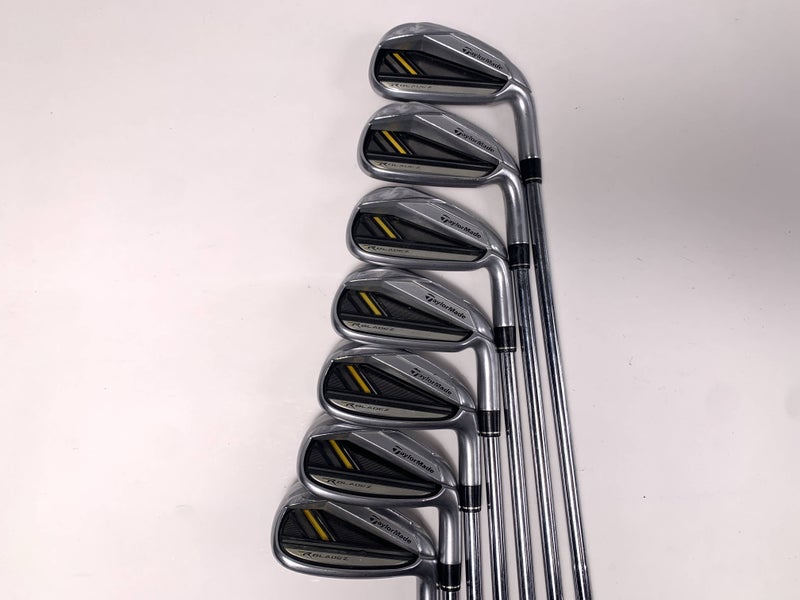 TaylorMade RocketBladez Iron Set 4-PW RocketFuel 85g Stiff Steel Mens RH