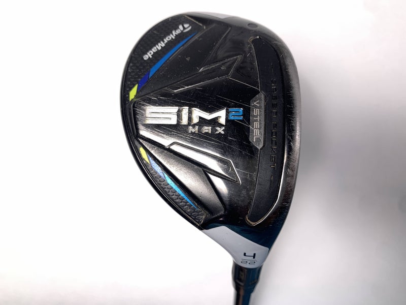 TaylorMade SIM2 MAX Rescue 4 Hybrid 22* Fujikura Ventus Blue 6R Regular RH