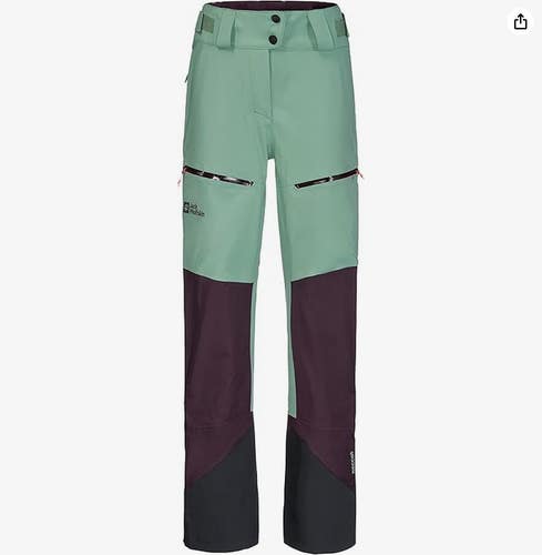 NEW Jack Wolfskin Women's Alpspitze 3L ski touring pant size S/M  MSRP $469