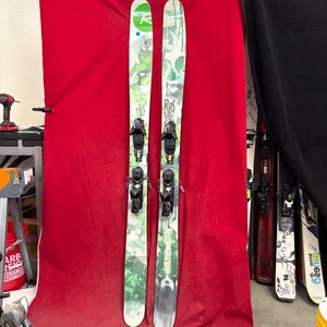 Skis: Rossignol S7 skis, 188cm
Bindings : Salomon
Binding Range: 260-384mm
All-Mountain, twin tip,