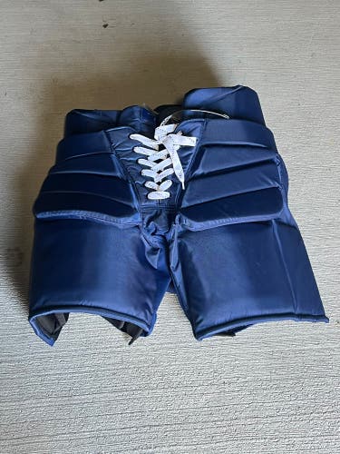 Senior Medium Nike Bauer Pro Hockey Goalie Pants Pro Stock Royal Blue (New)