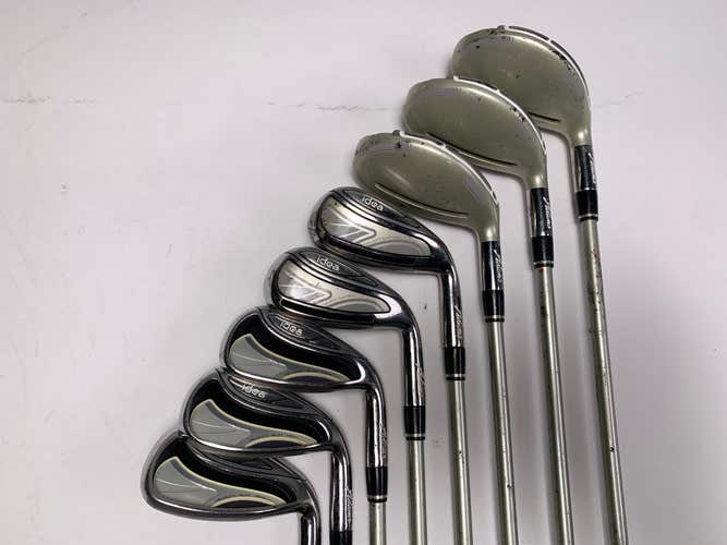 Adams 2014 Idea Womens Hybrid/Iron Set 4-PW+SW Grafalloy Idea Womens Ladies RH