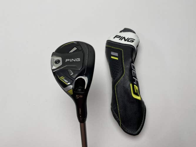 Ping G430 5 Hybrid 26* Fujikura Alta Quick 35g Senior Graphite Mens RH HC