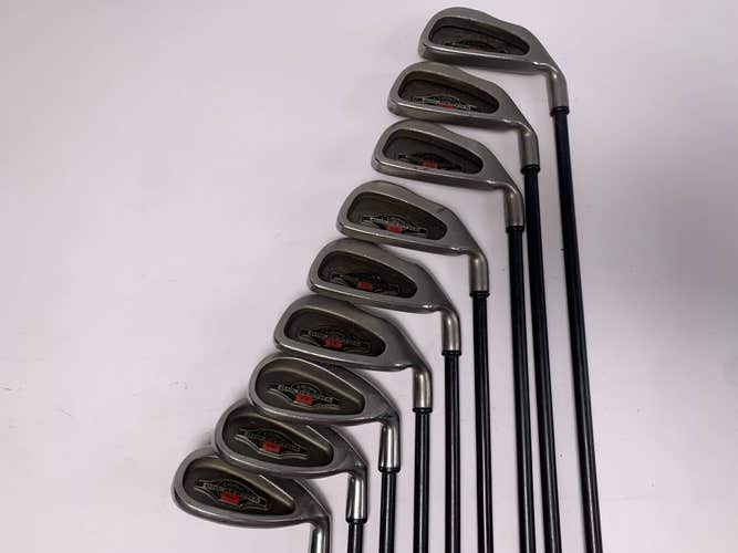 Callaway Big Bertha Tungsten Titanium Irons 4-PW+SW+LW RCH 96 Firm Graphite RH