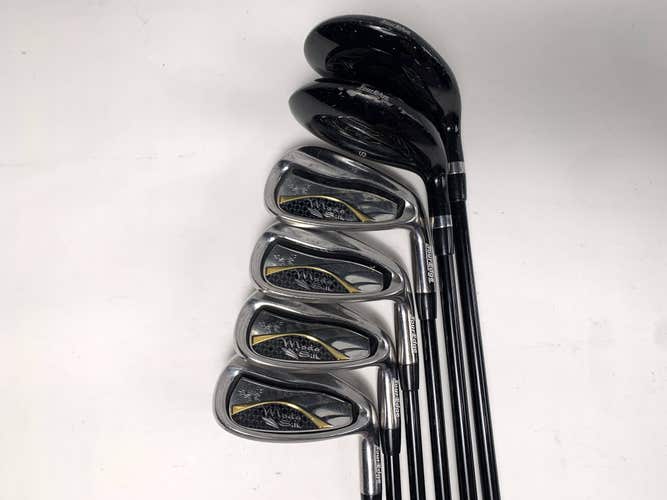 Tour Edge Moda Silk Hybrid Iron Set 5-PW Moda Silk Regular Graphite Womens RH