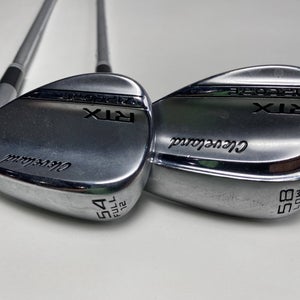 Cleveland RTX ZipCore Tour Satin Wedge Set 54*12 | 58*8 DG Tour Issue Spinner RH