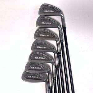 Tommy Armour 845 S Silver Scot Iron Set 3-PW G Force Regular Graphite Mens RH